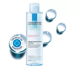 ROCHE-POSAY Micellar rengöringsvätska för reaktiv hud, 400 ml