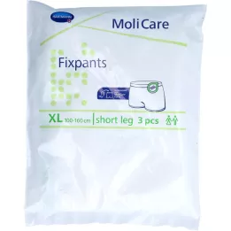 MOLICARE Fixpants kort ben storlek XL, 3 st