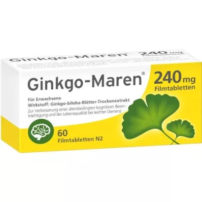 GINKGO-MAREN 240 mg filmdragerade tabletter, 60 st