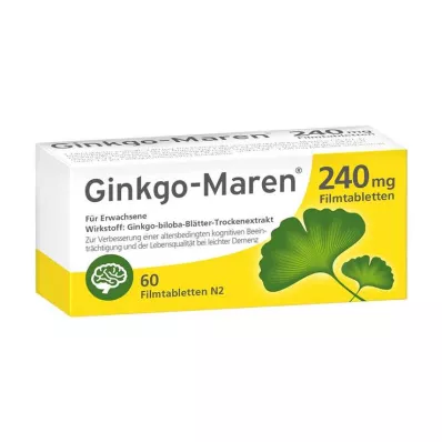 Ginkgo-Maren 240 mg filmdragerade tabletter, 60 st Ginkgo-Maren 240 mg filmdragerade tabletter, 60 st