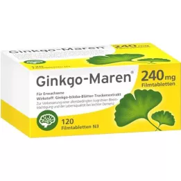 GINKGO-MAREN 240 mg filmdragerade tabletter, 120 st