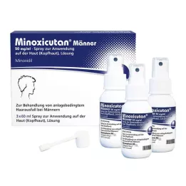 Minoxicutan® Men 50 mg/ml spray, 3X60 ml
