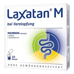 LAXATAN M Granulat för beredning av suspension för administrering, 10 st