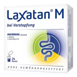 LAXATAN M Granulat för beredning av suspension för administrering, 24 st