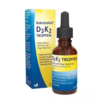 DEKRISTOLVIT D3K2 droppar, 25 ml
