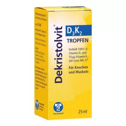 DEKRISTOLVIT D3K2 droppar, 25 ml