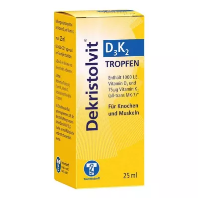 DEKRISTOLVIT D3K2 droppar, 25 ml