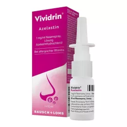 VIVIDRIN Azelastin 1 mg/ml lösning för nässpray, 10 ml