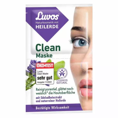 LUVOS Healing Earth Clean Mask Naturkosmetik, 2X7,5 ml