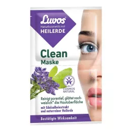 LUVOS Healing Earth Clean Mask Naturkosmetik, 2X7,5 ml