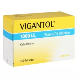 [1 000 i.U. vitamin D3-tabletter, 200 st