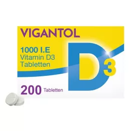 [1 000 i.U. vitamin D3-tabletter, 200 st