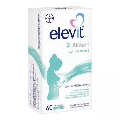 ELEVIT 3 Laktationsmjuka kapslar, 60 st ELEVIT 3 Laktationsmjuka kapslar, 60 st