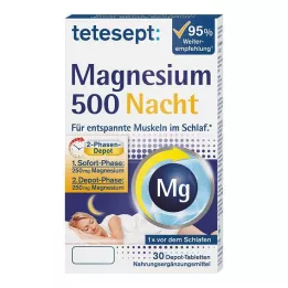 TETESEPT Magnesium 500 Nattabletter, 30 st