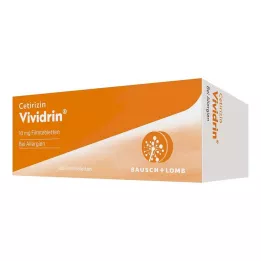 Cetirizine Vividrin® - snabbverkande allergitabletter, 100 st