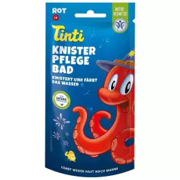 Tinti Knister vårdbad röd bänkdisplay, 50 g