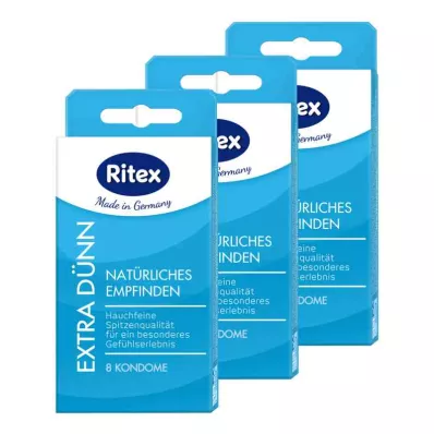 Ritex extra tunna kondompaket (24 stycken) Ritex extra tunna kondompaket (24 stycken)