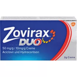 ZOVIRAX Duo 50 mg/g / 10 mg/g kräm, 2 g