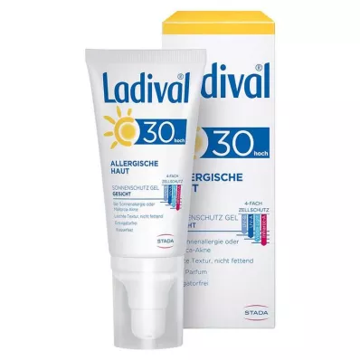 LADIVAL gel för allergisk hud LSF 30, 50 ml