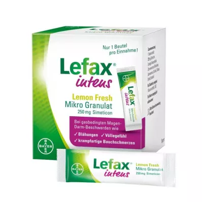 Lefax intens Lemon Fresh Micro Granules 250 mg Simeticon, 50 st Lefax intens Lemon Fresh Micro Granules 250 mg Simeticon, 50 st