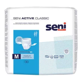SENI Active Classic Incontinence Briefs Disposable M, 30 st