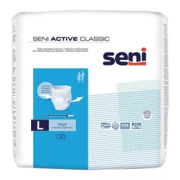 SENI Active Classic inkontinenstrosor för engångsbruk L, 30 st