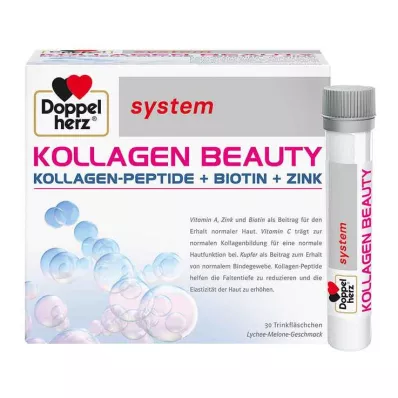 Doppelherz Collagen Beauty system dricksflaskor, 30 st