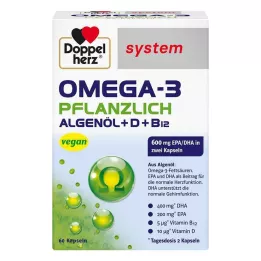 DOPPELHERZ Omega-3 vegetabiliska systemkapslar, 60 st