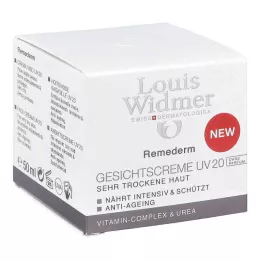 WIDMER Remederm ansiktskräm UV 20 oparfymerad, 50 ml