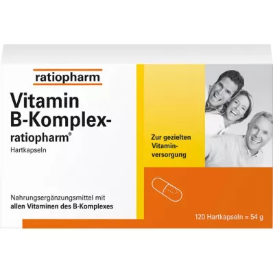 VITAMIN B-KOMPLEX-ratiopharm kapslar, 120 st