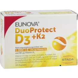 EUNOVA DuoProtect D3+K2 1000 I.E./80 μg Kapslar, 30 st