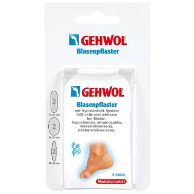 GEHWOL Blisterplåster assorterat, 6 st