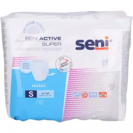 SENI Active Super Incontinence Brief Disposable S, 10 st