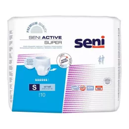 SENI Active Super Incontinence Brief Disposable S, 10 st