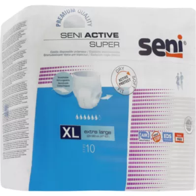 SENI Active Super inkontinensunderkläder för engångsbruk XL, 10 st