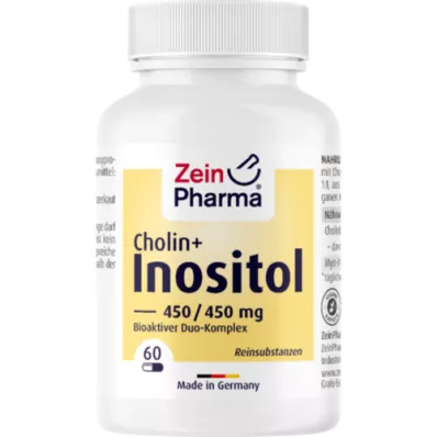 CHOLIN-INOSITOL 450/450 mg per veg. kapsel, 60 st