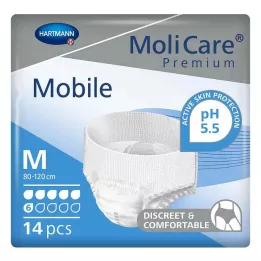 MOLICARE Premium Mobile 6 droppar storlek M, 14 st