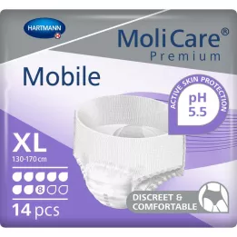 MOLICARE Premium Mobile 8 droppar storlek XL, 14 st