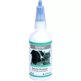 EPIBAC alkalisk öronrengöring för hundar/katter, 100 ml