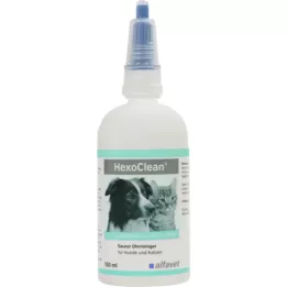 HEXOCLEAN Syrlig öronrengöring för hundar och katter, 150 ml