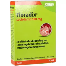 FLORADIX Laktoferrin 100 mg kapslar, 30 kapslar