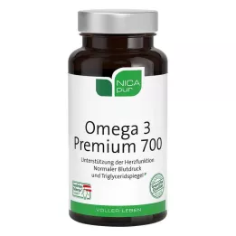 NICAPUR Omega-3 Premium 700 kapslar, 60 kapslar
