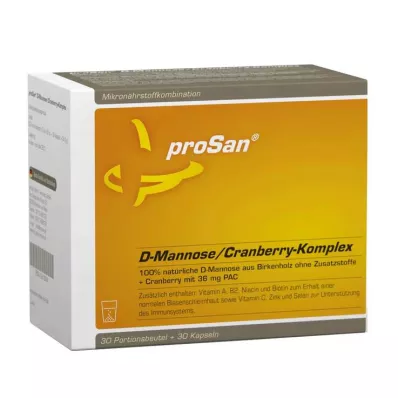 PROSAN Kombinationsförpackning med D-Mannos/Cranberry Complex, 2X30 st