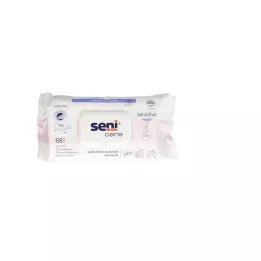 SENI Care Sensitive fuktiga våtservetter, 68 st