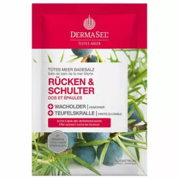 DERMASEL Dead Sea badsalt tillbaka &amp; Axel, 80 g