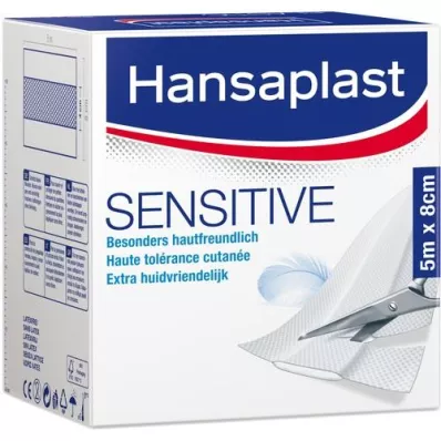 HANSAPLAST Känsligt gips 8 cmx5 m rulle, 1 st