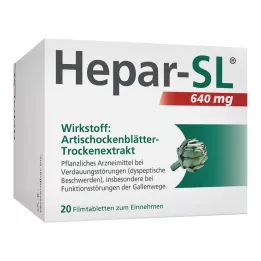 HEPAR-SL 640 mg filmdragerade tabletter, 20 st
