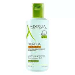 A-DERMA EXOMEGA CONTROL Rengöringsgel 2in1, 200 ml