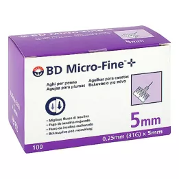 BD MICRO-FINE+ Pennnålar 0,25x5 mm, 100 st