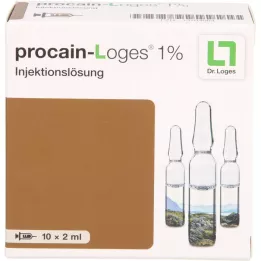 PROCAIN-Loges 1% injektionsvätska, lösning Ampuller, 10X2 ml